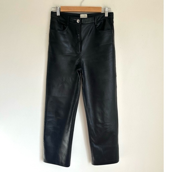 Wilfred Aritzia • Faux Leather Pants in Black - Picture 2 of 8